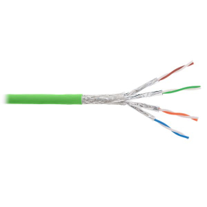 Nikomax falikábel S/FTP, Cat.7, Dca, LSOH, 500m, világoszöld  (NKL 4365C-LG)